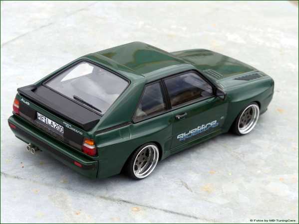 1:18 AUDI SPORT QUATTRO GRÜN EDITION + PORSCHE RS ALUs [ KURZ VERSION ]